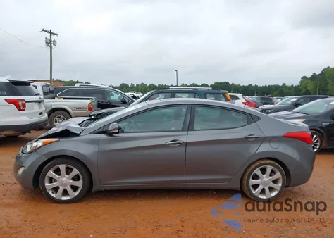 2013 Hyundai Elantra Limited из США, поврежденный, VIN 5NPDH4AE6DH278342